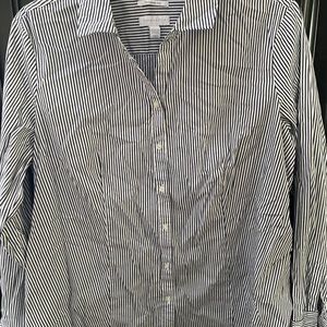 Striped button down long sleeve